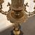 Antique French Bronze 5-Arm Empire Candelabra w/ Slate Base Ornate 22 thumbnail