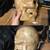 VINTAGE GRIM REAPER SKELETON IN CLOAK 6’ LIGHT UP HALLOWEEN PROP 4 thumbnail
