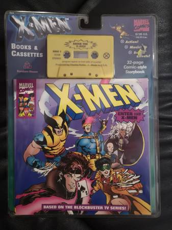 X-Men Comic Book and Cassette Collectible 1