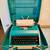 Impeccable Vintage turquoise Olivetti Underwood Studio 45 typewriter 2 thumbnail