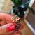 Brand New in Box 14K Yellow Gold Earring with a safe Clasp 4 thumbnail