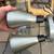 Pair of vintage brushed aluminum double sconces A231 8 thumbnail