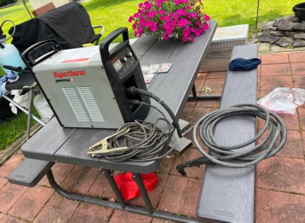 Hyperthem powermax 85 plasma cutter 1