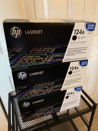 HP 124A Toner Cartridge x 3 1