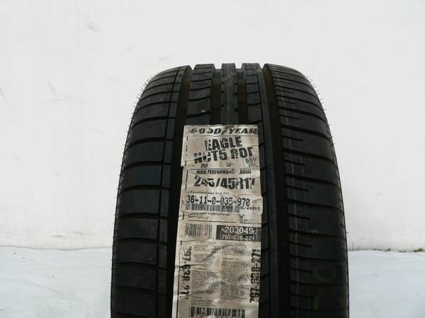 1 New tire 245 45 17 Goodyear Eagle NCT 5 95Y Run Flat 1