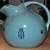Vintage Blue Cronin tulip tilted ball lip PITCHER retro ceramic potter 9 thumbnail