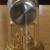 VINTAGE MINIATURE CIRCA QUARTZ DOME GOLD CLOCK 2 thumbnail