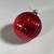 (14pc) Large Red Plastic Globe Tree Ornaments 7 thumbnail