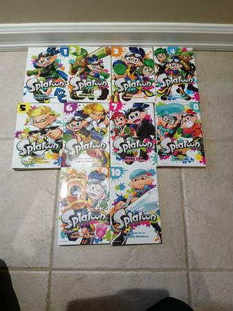 Splatoon Manga Collection 10 Books Set By Sankichi Hinodeya 1
