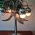Robert Sommeman Style Vintage Space Age Chrome 5 Light Waterfall Lamp. 16 thumbnail