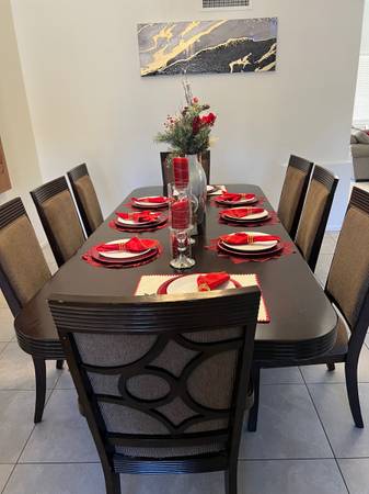 dining table set with 8 chairs 1