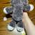 Handmade Crocheted grey and white teddy bear plushie #1 2 thumbnail