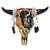 Authentic Cow Skulls Hand Painted Your Choice 2 thumbnail