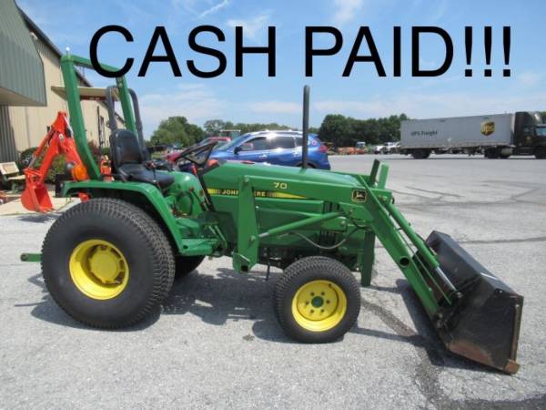 WANTED: Tractors / Backhoes 1