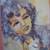 WOMAN PORTRAIT WATERCOLOR PAINTING SIGNED TAMIR FRAMED 3 thumbnail