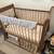 Wooden Baby Crib Handmade Natural Wood - Beautiful 1 thumbnail