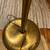 Vintage Midcentury Brass & Fiberglass Shade Double Gooseneck Floor Lamp OBO 8 thumbnail