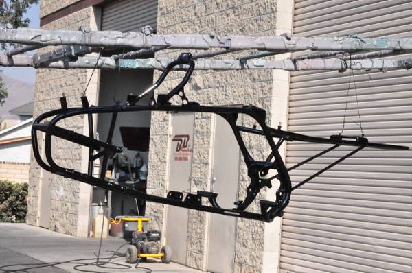 Powder coat your motorcycle and bicycle frames and parts! 1