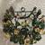 Set of 2 Green & Yellow Balls & Beads Hanging Tea Light Holders 2 thumbnail