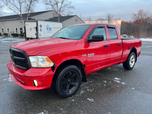 2013 Dodge Ram Quad Cab 4x4 Runs Good Hemi Great Work Truck 1