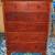DRESSER Chest Bedroom Furniture 6 Drawer Storage Cabinet Dark Wood 9 thumbnail