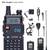 Brand New set of 2 portable walkie talkie radio 5 Miles range 2 thumbnail