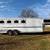 2000 Sundowner Valuelite 4 Horse Gooseneck Slant Trailer w/ Ramp & Dressing Room 3 thumbnail