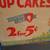 HOSTESS CUPCAKES LARGE CARDBOARD ADVERTISING 2 FOR 5 CENT SIGN 44X32 1 5 thumbnail