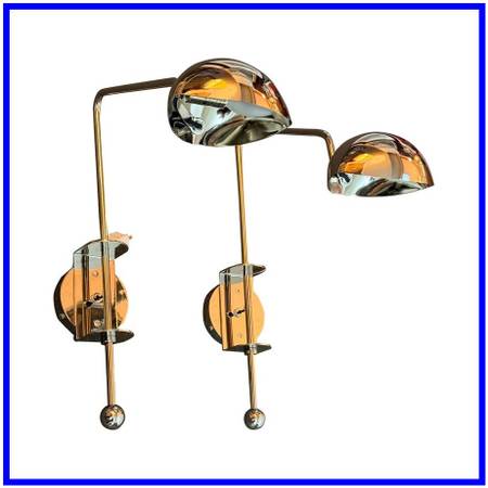 Jason Koharik For Restoration Hardware Convessi Swing Arm Sconces, Pai 1