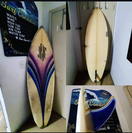 Vintage Becker Single Fin Surfboard 1