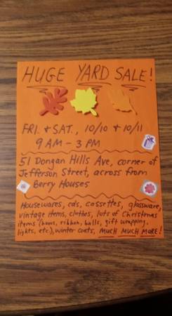 HUGE YARD SALE 1