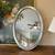 Extra Large Silver Oval Mirror, 45x35 2 thumbnail