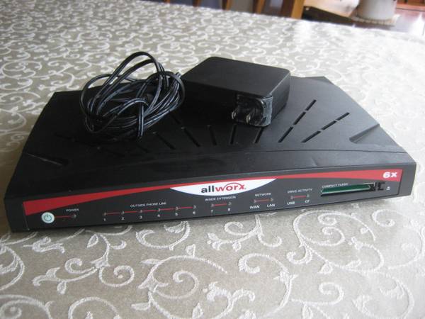 Allworx Model 6x VoIP Phone System/Network Server with Power Supply 1
