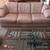 Leather couch Rose Colored 1 thumbnail