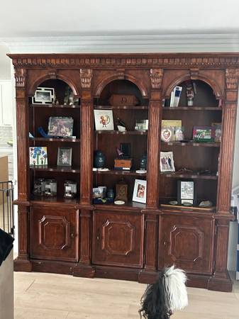 Two GORGEOUS Credenza/Entertainment Centers - Solid Wood 1