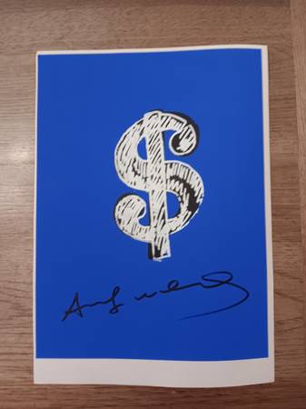 Andy Warhol、DOLLAR SIGN、海外版超希少レゾネ、新品額付 Andy Warhol、DOLLAR SIGN、海外版超希少レゾネ、新品額付 Andy