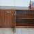 Teak mcm style Large industrial sideboard, credenza cabinet 14 thumbnail