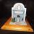 Lighted Christmas Village Handmade Ceramic House "Post Office" 1 thumbnail