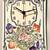 Santa Barbara Ceramic Design Wall Clock, battery operated. 1 thumbnail
