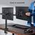 HUANUO Dual Monitor Stand for 13"-27" Monitors Fully Adjustable - NEW 3 thumbnail