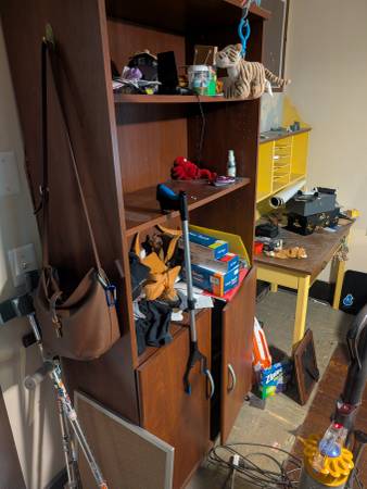 FREE bookcase and desk 1