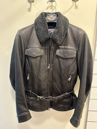 Stunning Leather Harley Davidson Jacket Women's SMALL 1