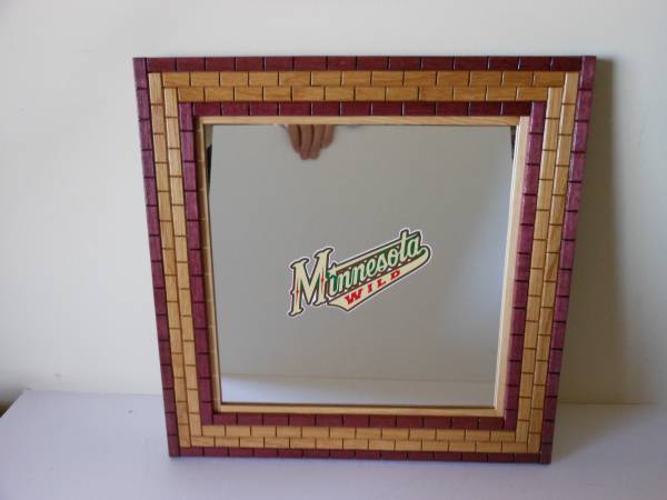 #484 Minnesota Wild framed mirror 1