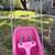 Little Tikes 2 in 1 Pink Plastic Bucket Baby / Toddler Swing 3 thumbnail