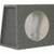 Empty 12" Truck Angle Subwoofer Speaker Box 3 thumbnail