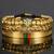 Designer Luxury Leopard Gold 3pcs Bracelet Bangle Set 1 thumbnail
