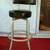 BAR STOOL Kitchen Chair Tall Seat Work Shop Furniture Black Vinyl 1 thumbnail