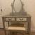 3 Piece Silver Vanity Set with Mirror and Bench 2 thumbnail