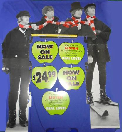 Unique Beatles Promo display stand for HELP! 1