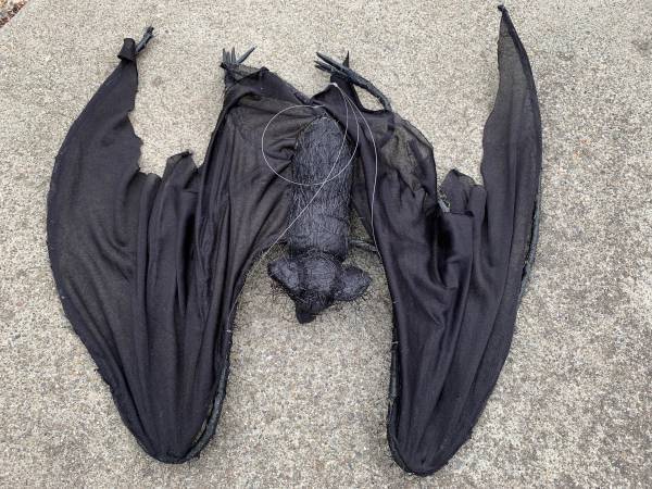 Halloween decorations - hanging bat 1